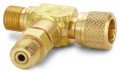 Ralston QTHA-HCHB Male Quick-test run x female Quick-test run x male Quick-test branch tee, brass-