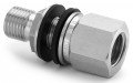 Ralston QTHA-HFSB-2F Female NPT x Male Quick-Test Bulkhead Union Adapter, 0.25&quot;, stainless steel-