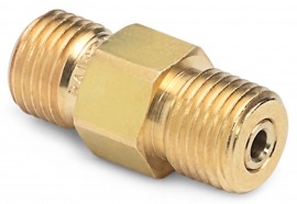 Ralston QTHA-HSHS Male Quick-Test Union, brass-