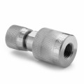 Ralston QTHA-MFSA-1215-QD 12 x 1.5 mm Female Quick-Connect x Female Quick-Test Adapter, stainless steel-