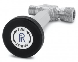 Ralston QTHA-TEVR-HC-SS In-Line Fine Adjust Vernier Piston, male Quick-Test x female Quick-Test-