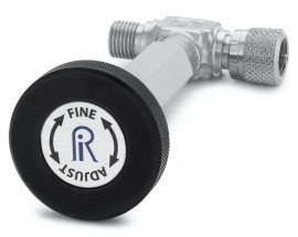 Ralston QTHA-TEVR-HC-SS In-Line Fine Adjust Vernier Piston, male Quick-Test x female Quick-Test-