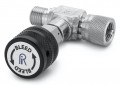 Ralston QTHA-TVLS-HC In-Line Vent Valve, male Quick-Test x female Quick-Test-