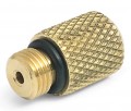 Ralston QTHP-0002 HP XH Pump Liquid Reservoir Vent Plug with integral pressure relief valve, brass-