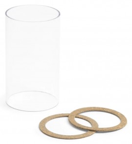 Ralston QTHP-RESV Polycarbonate Liquid Reservoir and 2 gaskets, 13.5 cu in-