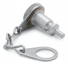 Ralston USN0-FPLUG Female Quick-Connect Plug with tether and chain-