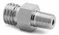 Ralston XTHA-1MS0 Male NPT x Male Quick-Test XT Adapter, 0.13&quot;, stainless steel-