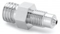 Ralston XTHA-2MS0-MP Male Medium Pressure x Male Quick-Test XT Adapter, 0.44&quot; (metric) to 20, stainless steel-