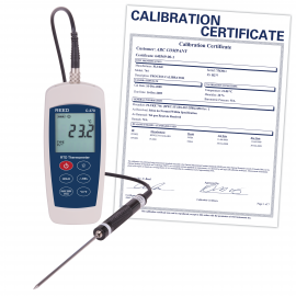 REED C-370-NIST RTD Thermometer, -148 to 572&amp;deg;F (-100 to 300&amp;deg;C), Waterproof (IP67),  -