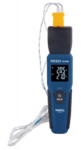 REED R1640 Thermocouple Thermometer, Bluetooth Smart Series-