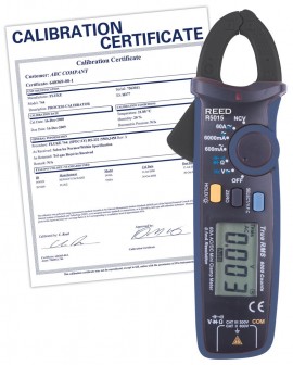 True RMS mA Clamp Meter, includes Traceable Certificate R5015, Reed Instruments, Clamp Meter, True RMS mA Clamp Meter, Testing Equipment, Measuring Equipment