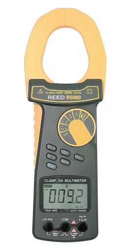 REED R5060 2000A True RMS AC/DC Clamp Meter-
