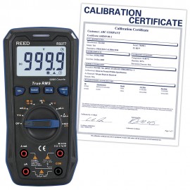 REED R5077-NIST True RMS Digital Multimeter, AC/DC 1000 V,-