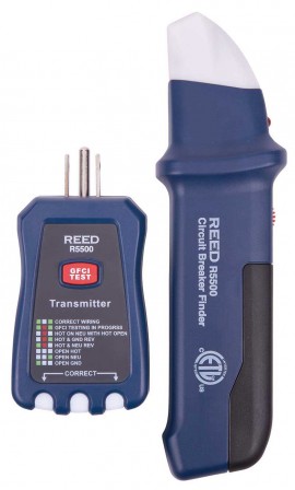 Circuit Breaker Finder R5500, Reed Instruments, Circuit Breaker, Circuit Tester, Circuit Breaker Finder, Testing Equipment, Measuring Equipment