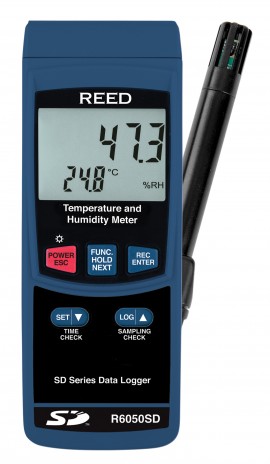 REED R6050SD Data Logging Thermo-Hygrometer-