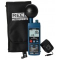 REED R6250SD-KIT Data Logging Heat Stress Meter with Power Adapter and SD Card-