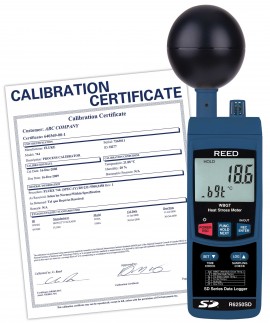REED R6250SD-NIST  Data Logging Heat Stress Meter,-