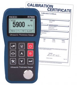 REED R7900-NIST Ultrasonic Thickness Gauge, 15.7&amp;quot; (400mm),  -
