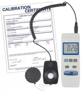 REED R8120 Lux Light Meter with Detachable Sensor, 20,000 Lux,  -