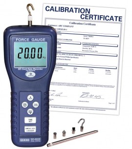 REED SD-6020-NIST Data Logging Force Gauge, 44lbs (20kg), -