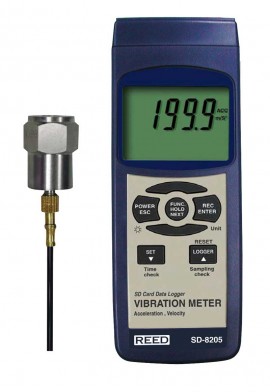 Rental &amp;ndash; REED SD-8205 SD Series Vibration Meter, Datalogger-