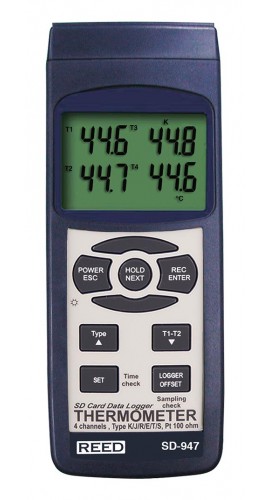 REED SD-947 Data Logging Thermometer-