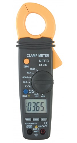 Reed ST-333 AC/DC Clamp Meter with Temperature-