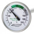 REOTEMP FG Backyard Compost Thermometer, 0 to 200&amp;deg;F, 16&amp;quot; stem-