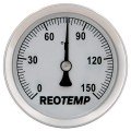 REOTEMP S1-F39 Magnetic Analog Surface Thermometer, 2.5&amp;quot; dial, 0 to 150&amp;deg;F-