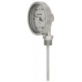 REOTEMP VR Bottom Connect Bimetal Thermometer with 5&amp;quot; dial, 6&amp;quot; stem, 0 to 200&amp;deg;F/-10 to 90&amp;deg;C-