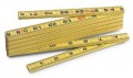RIDGID 1619F Fiberglass Folding Rule, Inside Flat Reading, 6'-