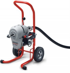 RIDGID 23692 K-1500A Sectional Drain Cleaner with A-1 Mitt, 0.75 HP-