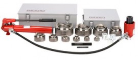 RIDGID 24587 HKO-1810 Hydraulic Knockout Kit with Hand Pump-