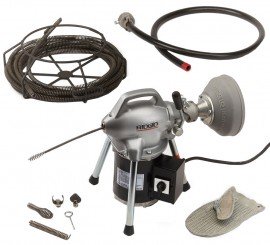 RIDGID 31158 K-50 Sectional Machine with A-30, 115 V/50-60 Hz, &amp;frac16; hp-