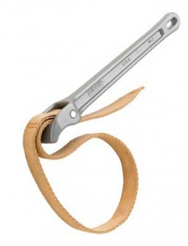 RIDGID 31345 #2 Aluminum Strap Wrench, 5 1/2&amp;quot; OD Capacity-