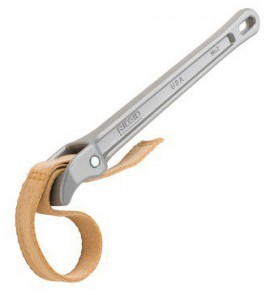 RIDGID 31355 Aluminum Strap Wrench For Plastic, 3 1/2&amp;quot; OD Capacity, #2-