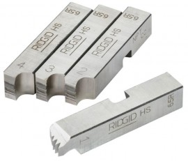 RIDGID 38100 65R-TC High-Speed Dies for 65-R Die Heads, 1 to 2&quot; NPT-