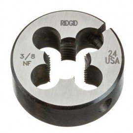 RIDGID 38395 Alloy RH Bolt Threader Button Die, UNF, 3⁄8-24-
