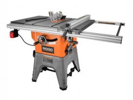 RIDGID 39133 Cast Iron Table Saw, 10"-