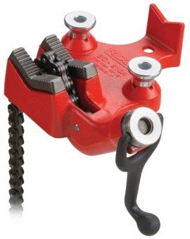 RIDGID 40205 Top Screw Bench Chain Vise, 0.13 to 5"-