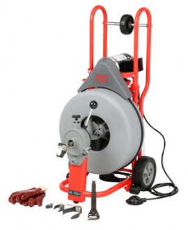 RIDGID 42012 K-750 Drum Machine with C-27 Cable-