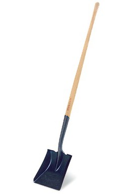 RIDGID 52305 Long Handle Shovel, Square Point-