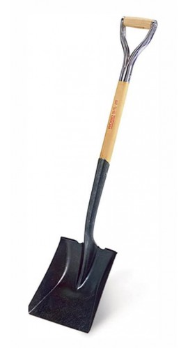RIDGID 52315 Shovel, D-handle, square point-