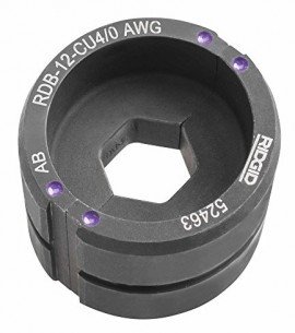 RIDGID 52483 Copper Round Die, 12 T, 400 kcmil-