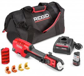 RIDGID 54253 PEX-One 12 V Battery PEX Tool Kit, ASTM-