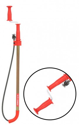 RIDGID 59802 K-6 DH Toiler Auger with Drop Head, 6&#039;-