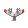 RIDGID 60007 BTH-9 Ball Transfer Heads, 12&amp;quot;, 1,000 lbs-