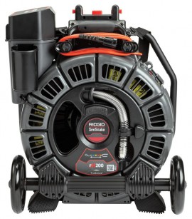 RIDGID SeeSnake rM200A Camera Reel with TruSense, 200&#039;, 1&amp;frac12; to 8&amp;quot;-