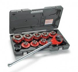 RIDGID 65175 Exposed Ratchet Threader Set, 00-R, BSPT-