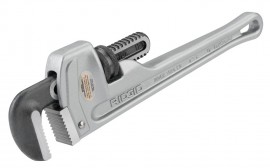 RIDGID 812 Aluminum Straight Pipe Wrench, 12&amp;quot;-